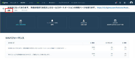 Sms送信レポート サポートセンター